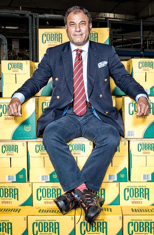 El presidente de Cobra habla de convertir una cerveza india en una marca global